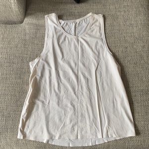 Lulu lemon white sleeveless athletic top